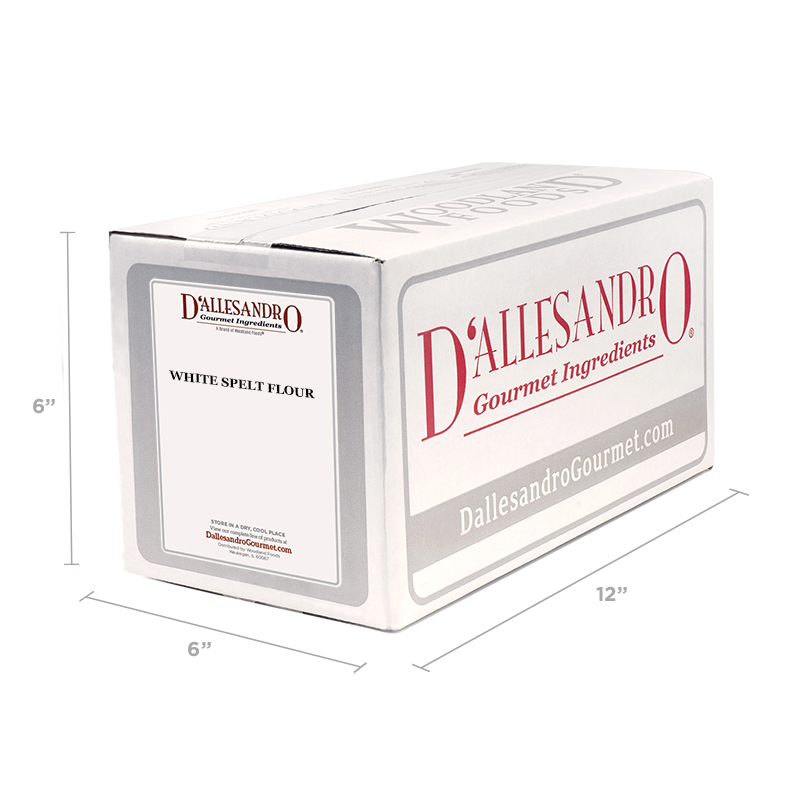 D'allesandro - WHITE SPELT FLOUR - 10 lb bag / box each